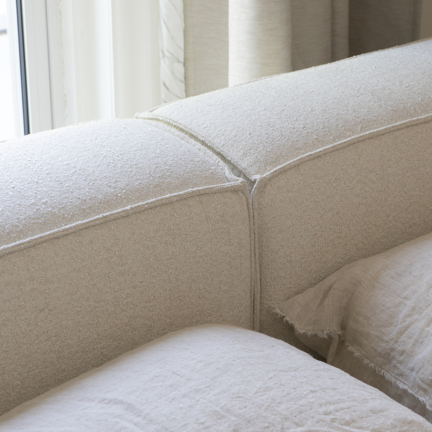 Dupont Upholstered Platform Bed - Mellow Ivory - Image 4