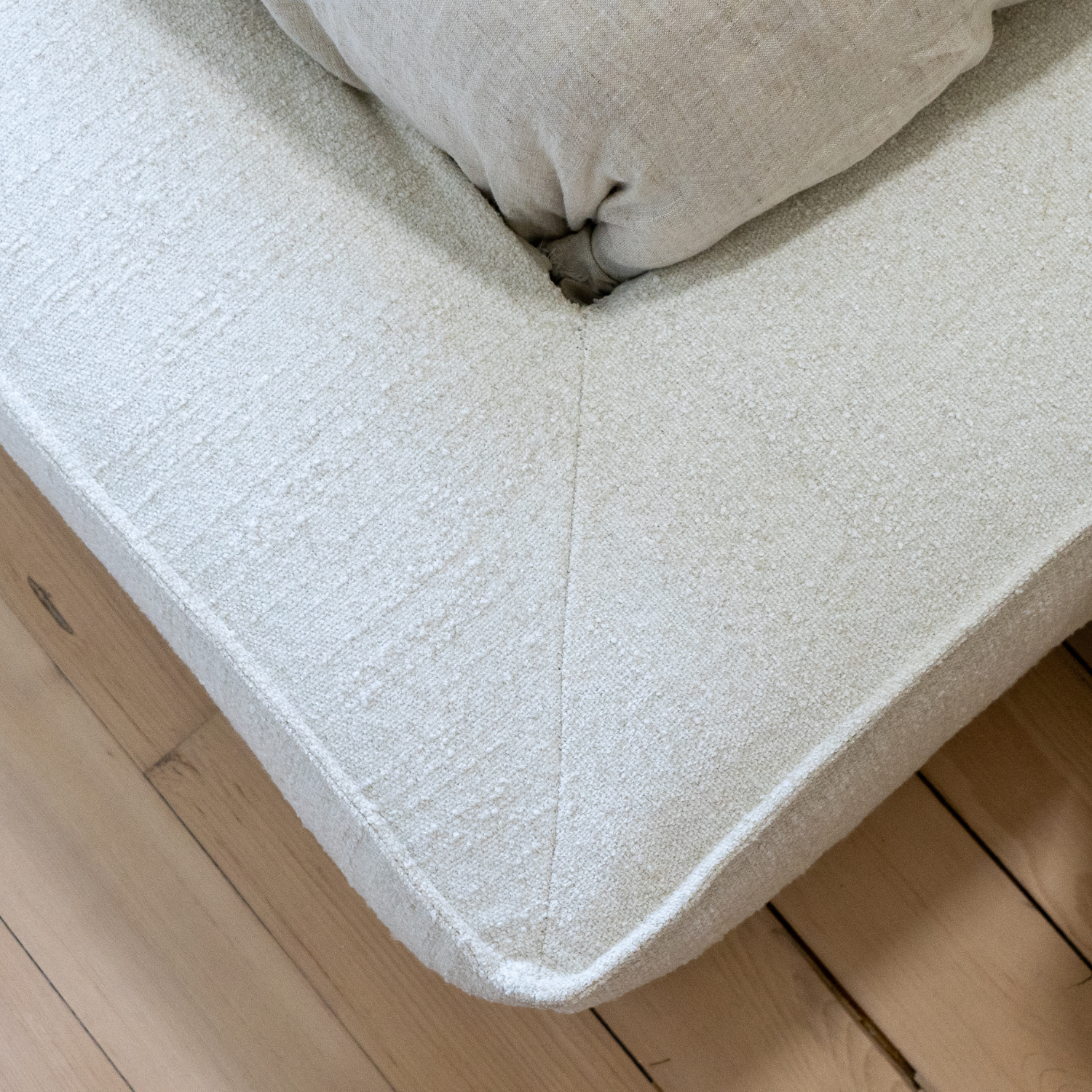 Dupont Upholstered Platform Bed - Mellow Ivory - Image 5