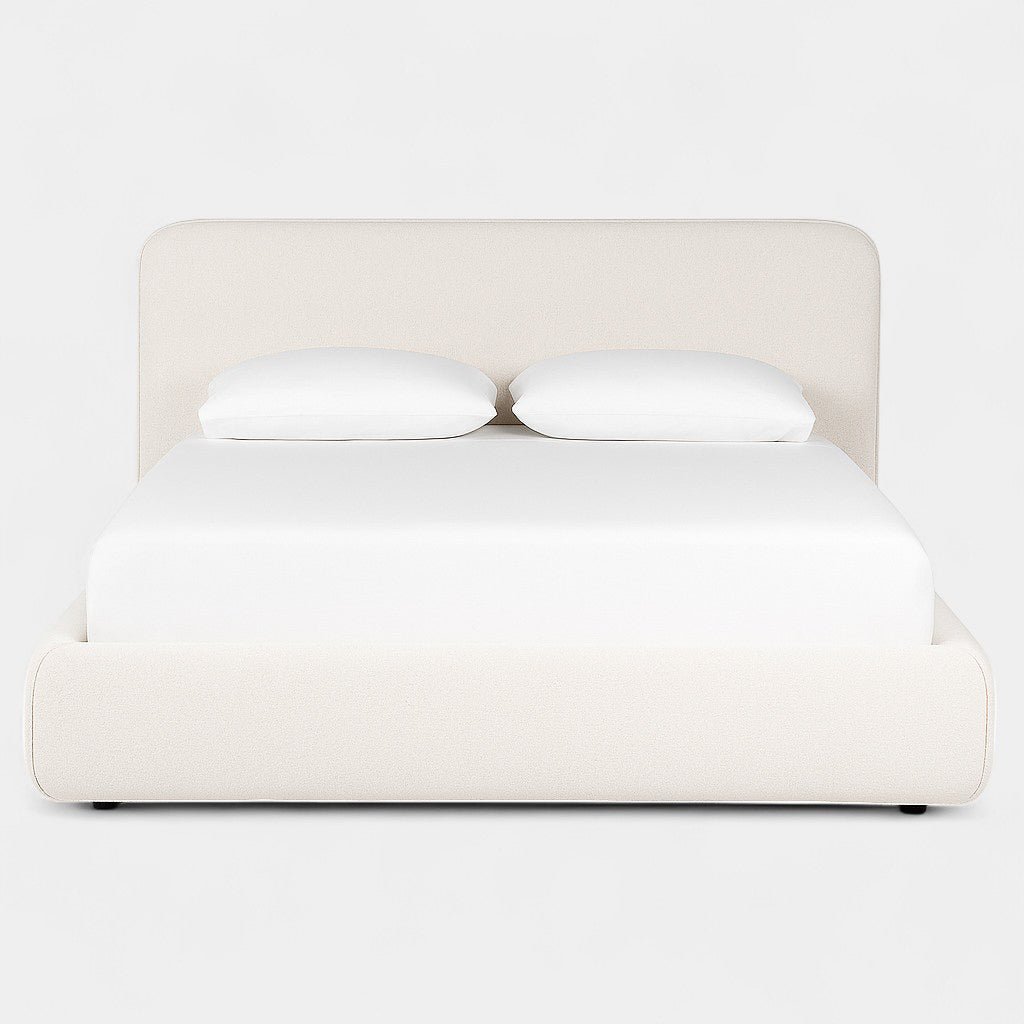 Broadview Upholstered Platform Bed - Mellow Ivory