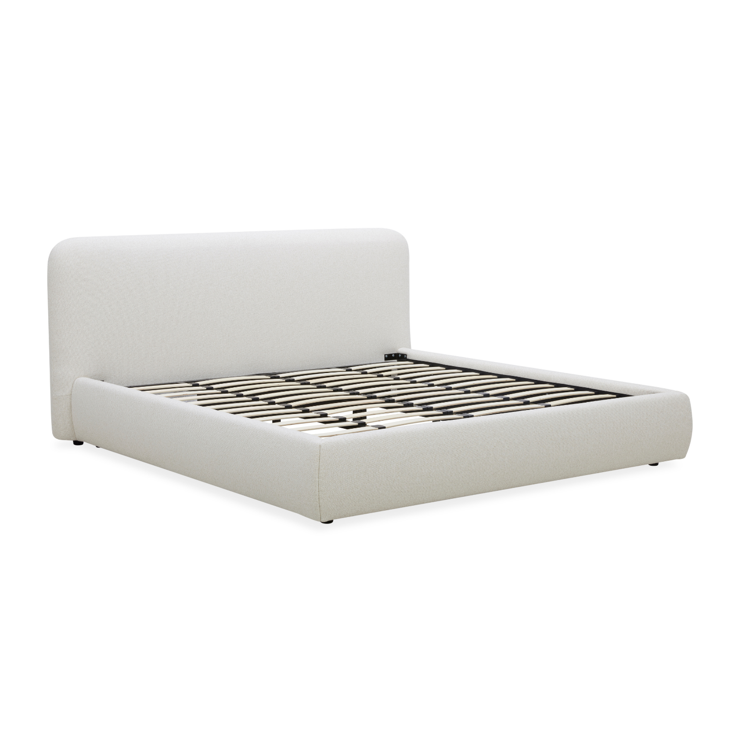 Broadview Upholstered Platform Bed - Linen Weave - Image 7