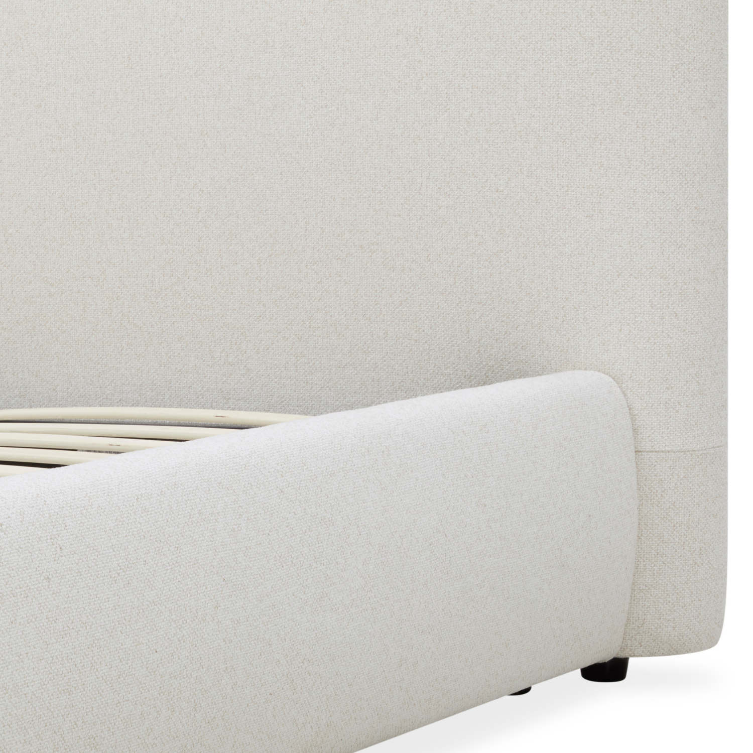 Broadview Upholstered Platform Bed - Linen Weave - Image 9
