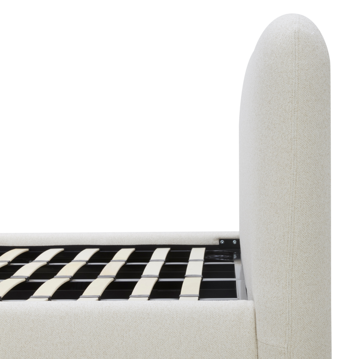 Broadview Upholstered Platform Bed - Linen Weave - Image 12