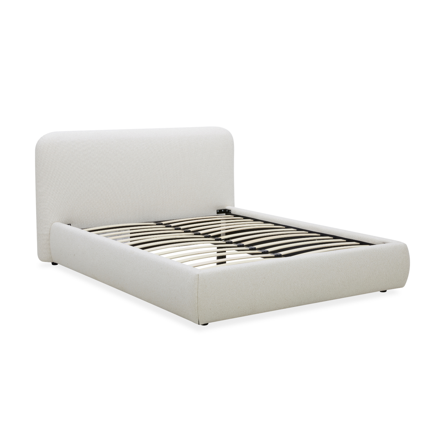 Broadview Upholstered Platform Bed - Linen Weave - Image 4