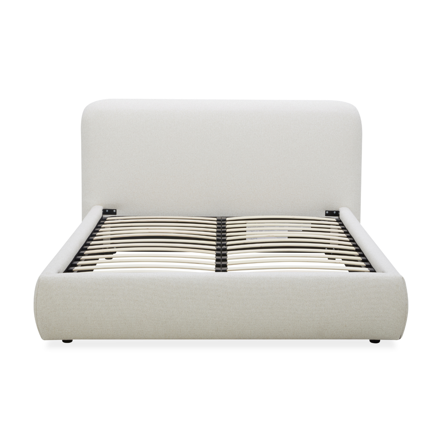 Broadview Upholstered Platform Bed - Linen Weave - Image 3