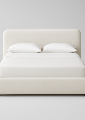 Broadview Upholstered Platform Bed - Linen Weave