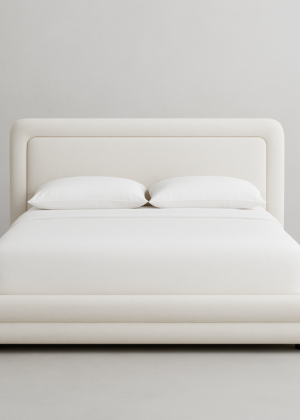 Dawson Upholstered Platform Bed - Crypton® Nomad Snow