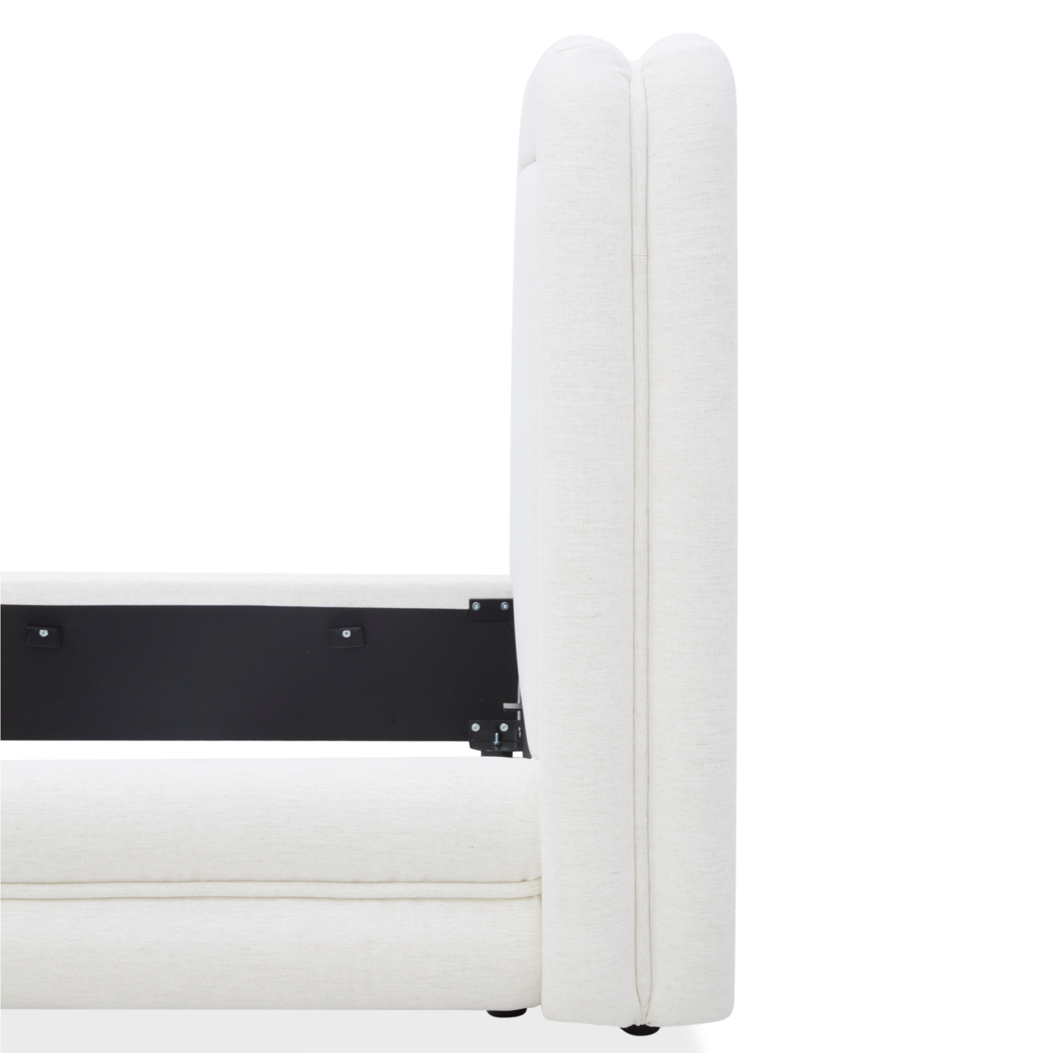 Dawson Upholstered Platform Bed - Crypton® Nomad Snow - Image 6