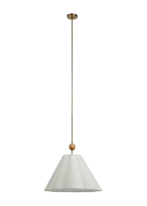 Liora Antique Brushed Brass Pendant Light