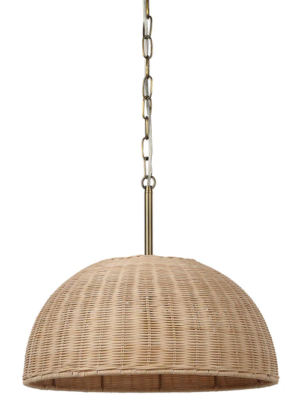 Solara Rattan Pendant Light