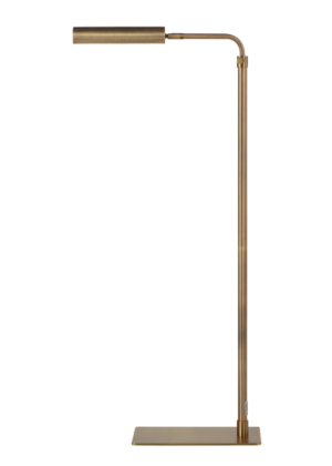 Archive Adjustable Iron Floor Lamp- Brushed Nickel
