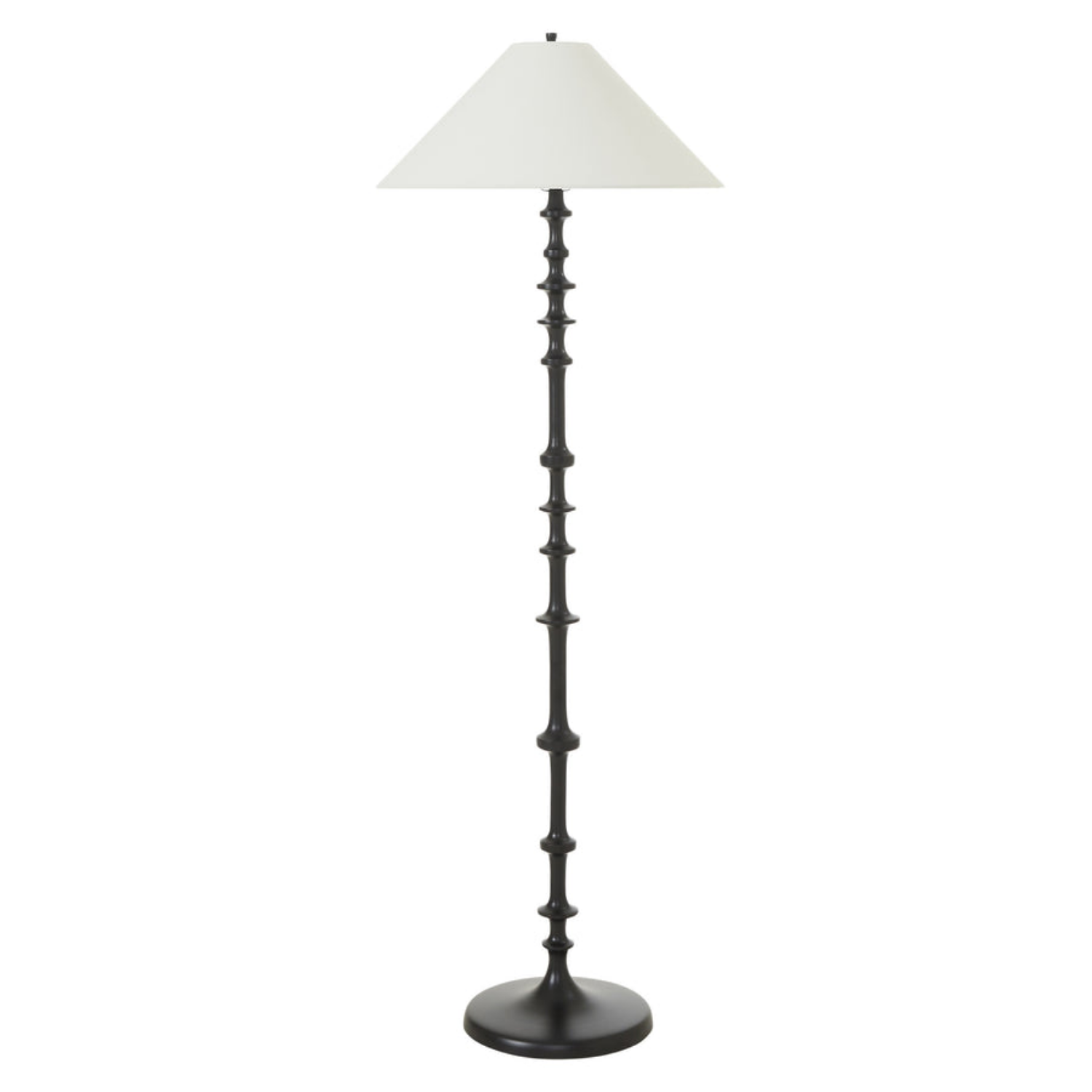 Spire Cast Aluminum Floor Lamp- Matte Black