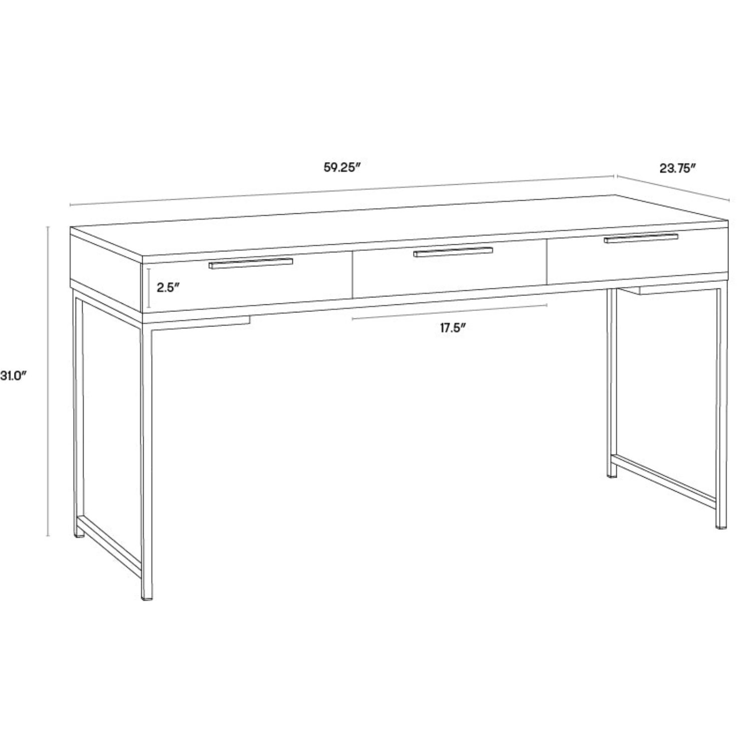 Grace Raw Umber Desk - Image 6
