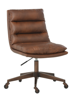 Bravo Padded Office Chair - Cognac
