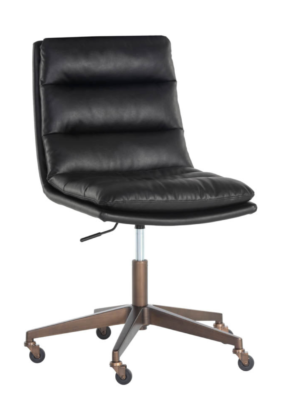 Bravo Padded Office Chair - Black