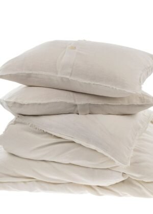 Cambri Ivory Linen Duvet Cover Set