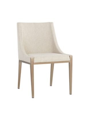 Slope Oatmeal Dining Side Chair